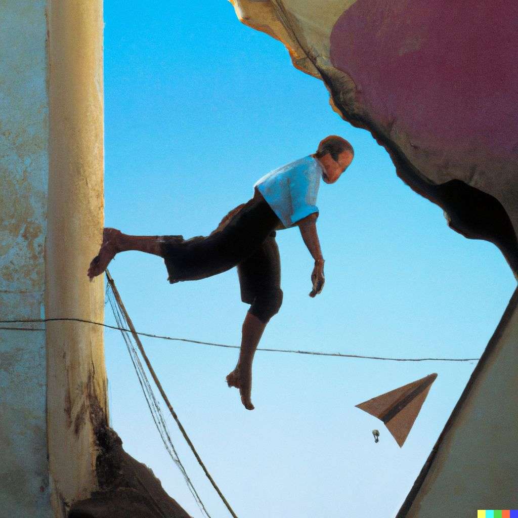 the discovery of gravity, photograph taken by Steve McCurry